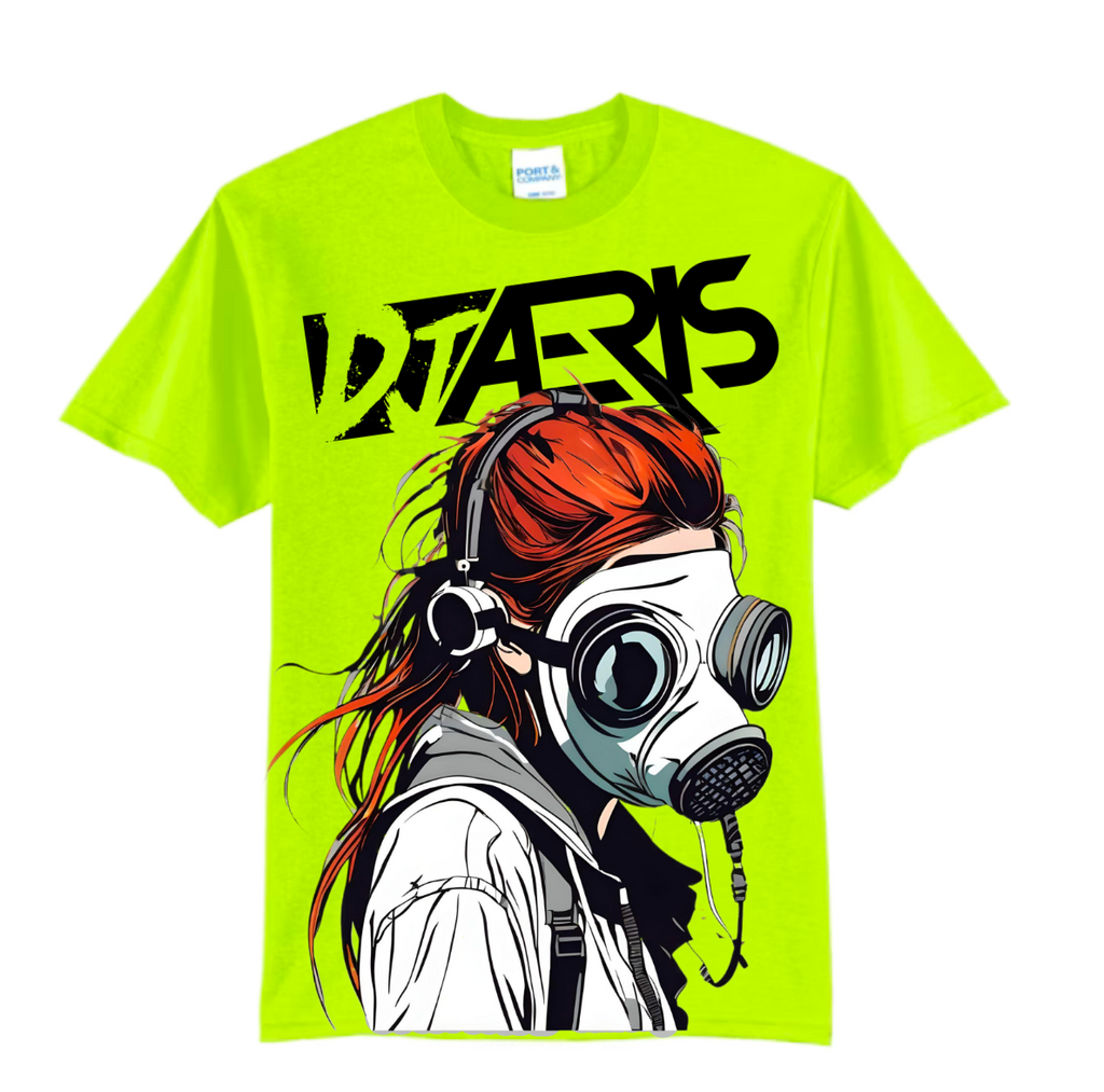 DJ Aeris Gas Mask Graphic Tee