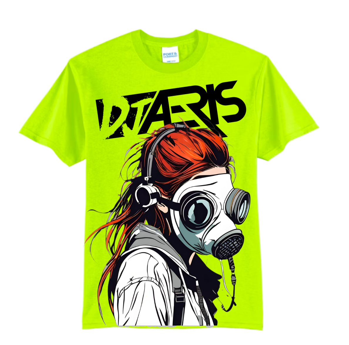 DJ Aeris Gas Mask Graphic Tee