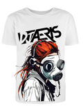 DJ Aeris Gas Mask Graphic Tee